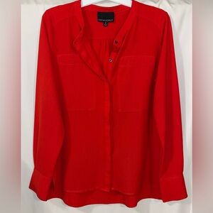 Cynthia Rowley Vibrant Red Blouse